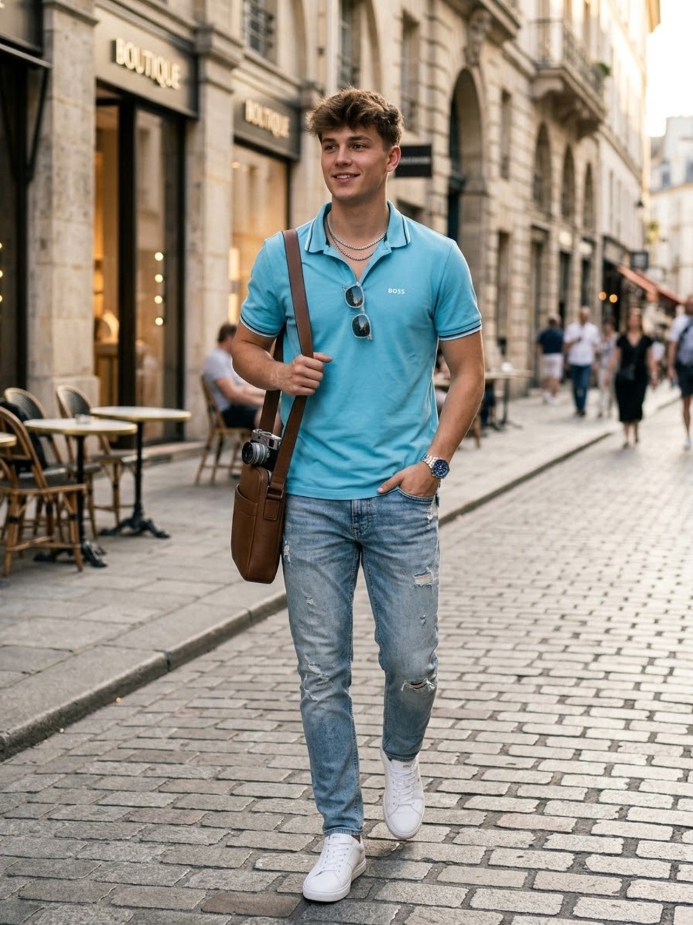 Hugo Boss Paddy Polo Shirt Size Mens Medium